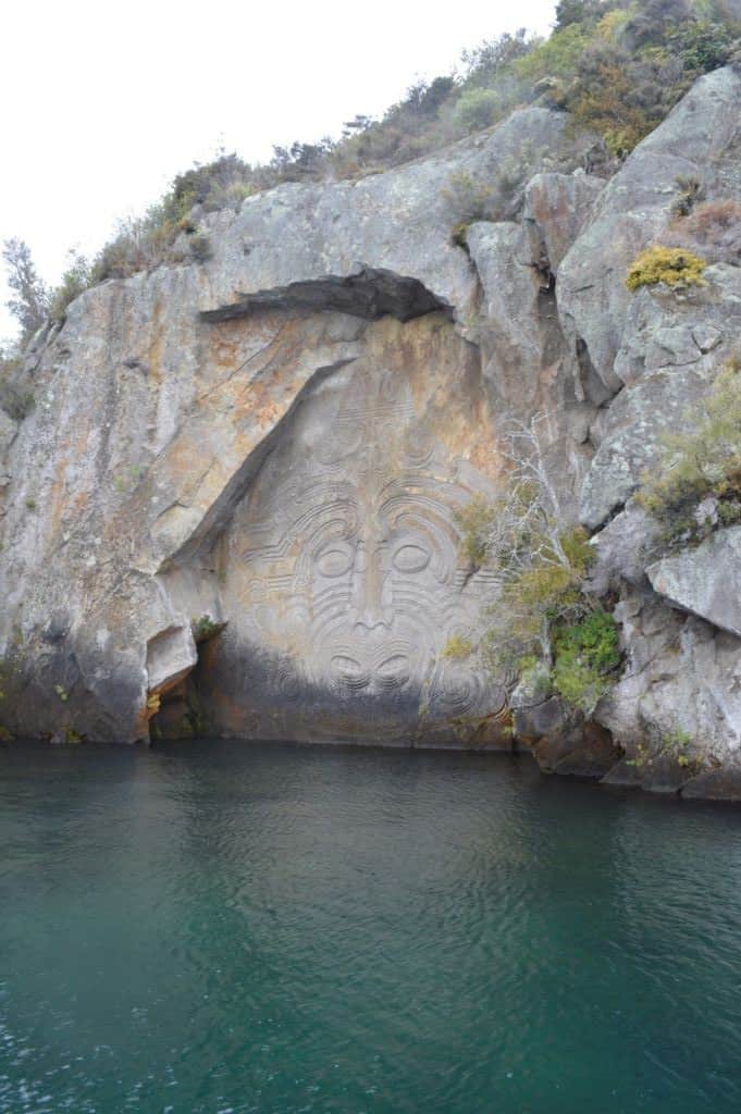 Maori Rock Carvings