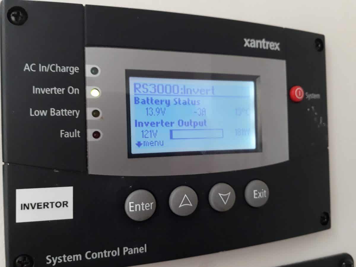 battery inverter status